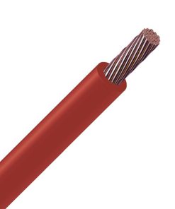 CABLE ELECT. CCA RHINOCERONTE THHN #4 ROJO ROLLO 100 MTS.