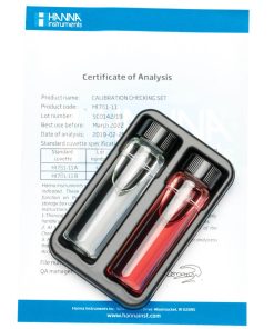 Conjunto de estándares de validación de Checker® HC para nitrato marino intervalo bajo