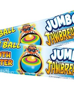 ZED Candy Jumbo Jawbreaker 4 Ball Mouth Painter Blue Razz (20 x 82g)