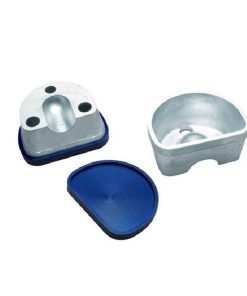 Mufla para duplicar (grande) con tapa lisa de goma