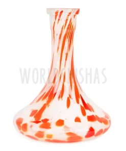 BASE OVNI WHITE SPLASH ORANGE RED