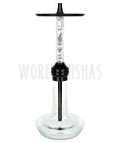 CACHIMBA MOZE VARITY LOUNGE BLACK CLEAR WAVY FROSTED